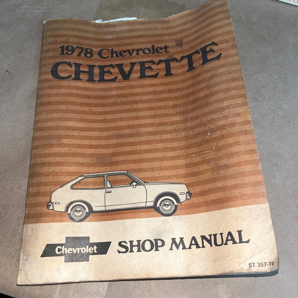 1978 Chevrolet Chevette Shop‎ Manual Mechanic Service Repair Book